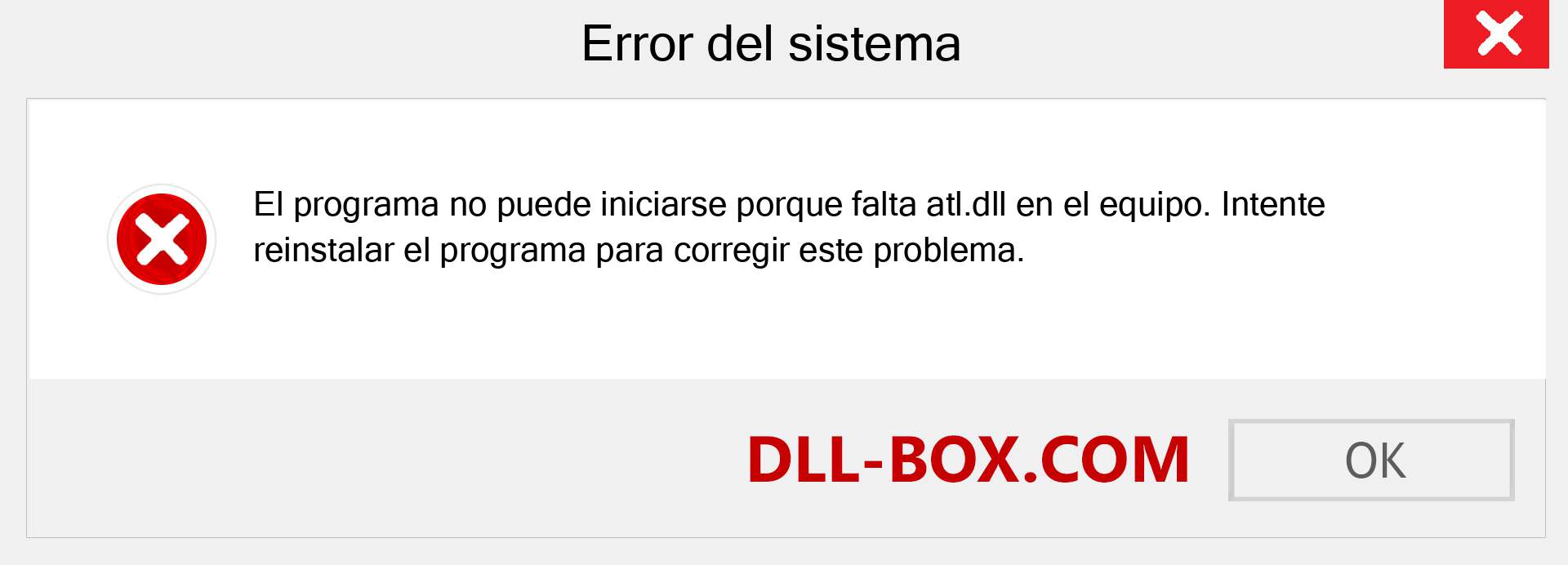 ¿Falta el archivo atl.dll ?. Descargar para Windows 7, 8, 10 - Corregir atl dll Missing Error en Windows, fotos, imágenes